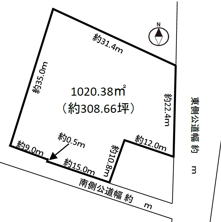 大毛　売地