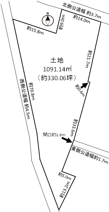 愛西市大井町　売地