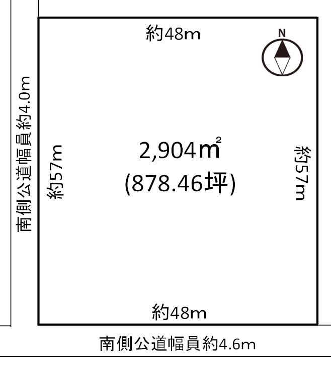 萩原町富田方字柳原　売地