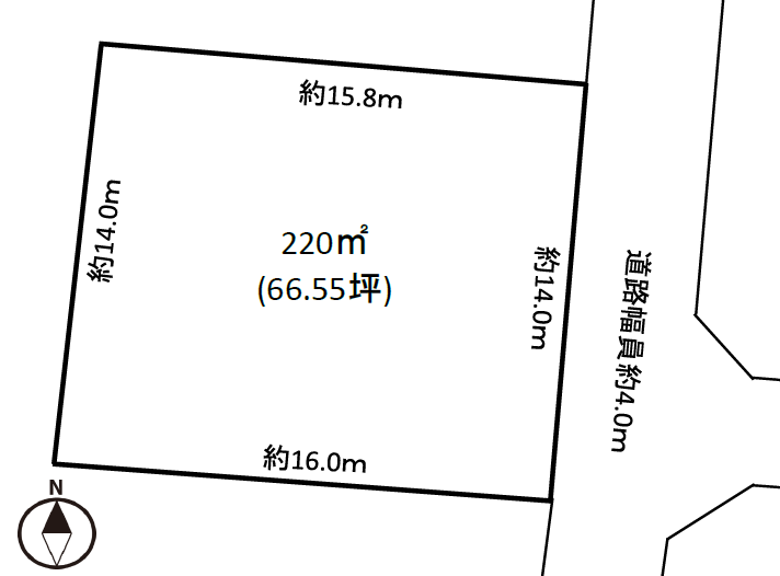 浅井町字河端　売地
