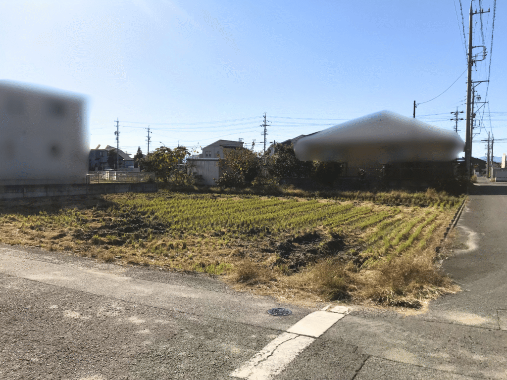 萩原町富田方字観音堂　売地