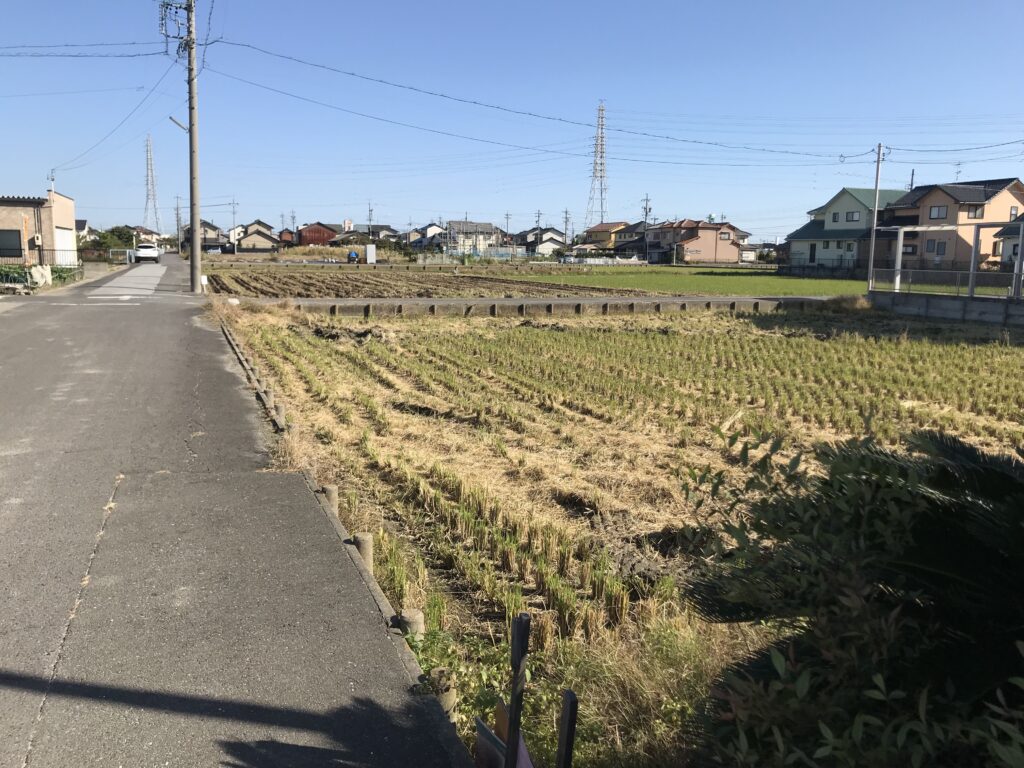 萩原町富田方字観音堂　売地