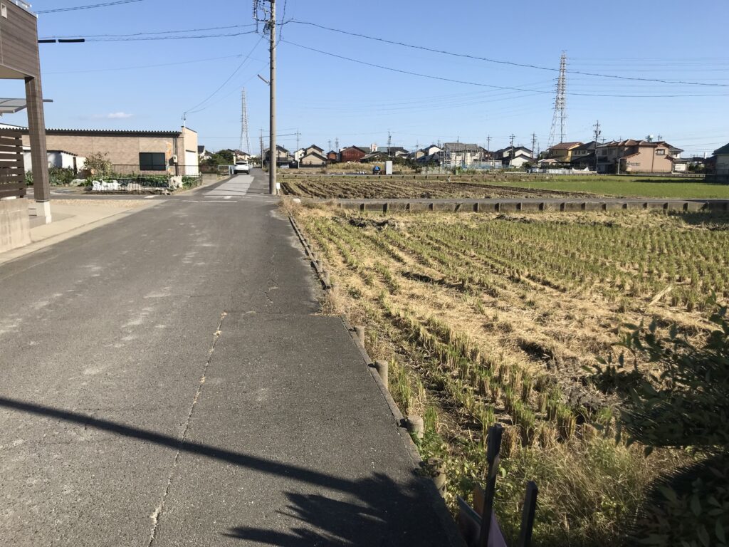 萩原町富田方字観音堂　売地