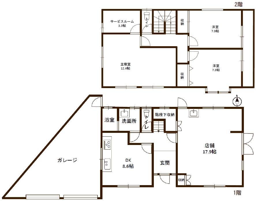 黒田字錦里　中古戸建・店舗兼住宅